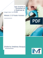 Factores de Riesgo, Campañas de Seguridad Vial y Sistemas de Seguridad Vehicular - Valeria Jimenez Anaya