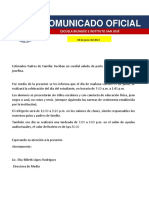 Comunicado 08 de Junio 2023