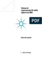 Sistema de Espectroscopía UV-visible Agilent Cary 8454