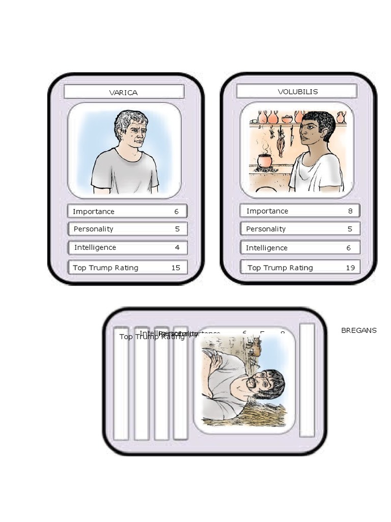 Top Trumps Cards - New Characters 09.09.22 | PDF