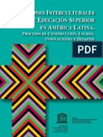 Instituciones Interculturales de educacion superior en América Latina - IESALC Daniel Mato