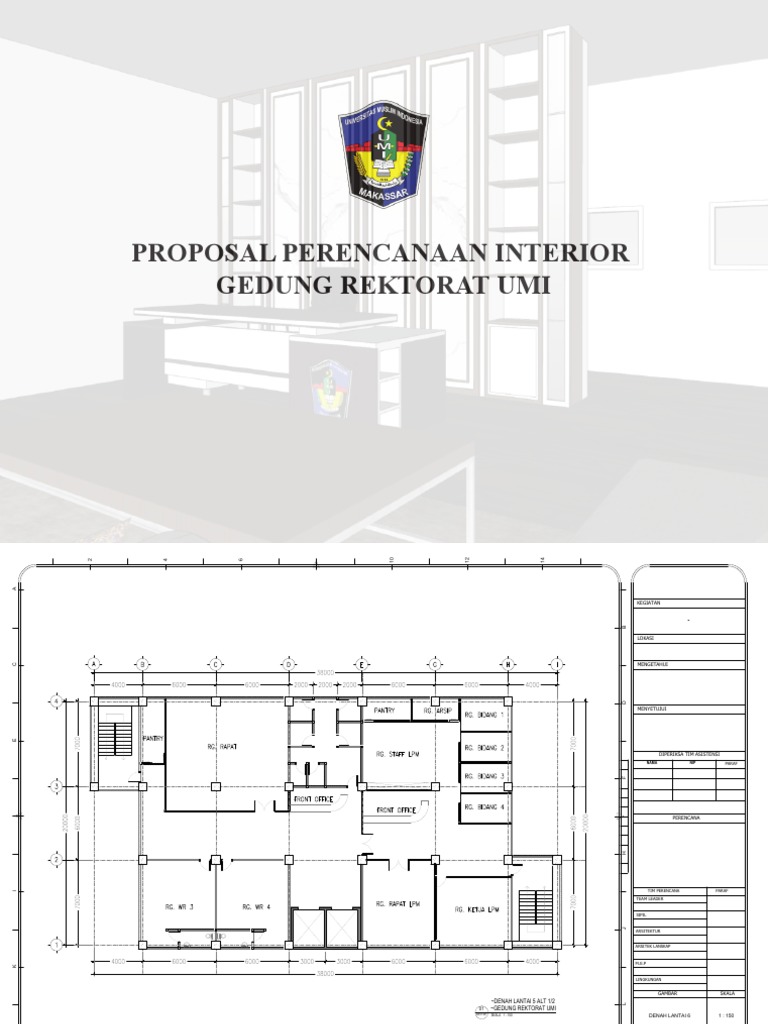 Denah Interior Gedung Rektorat UMI | PDF
