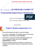 Chapter II. Modular Programming in C++