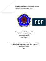 Laporan Praktikum 2 Budidaya Jamur Konsumsi