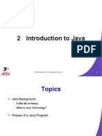 JEDI Slides Intro1 Chapter02 Introduction to Java