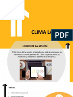 Semana 06 - Tema Clima Laboral 2023