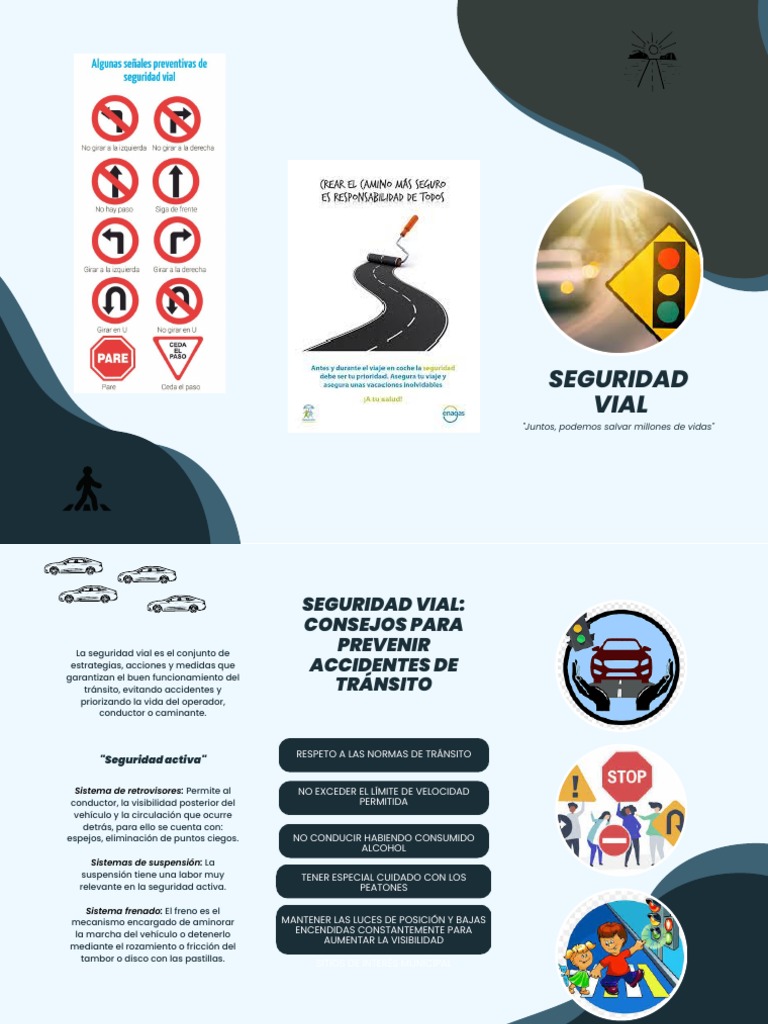 Triptico Seguridad Vial Pdf