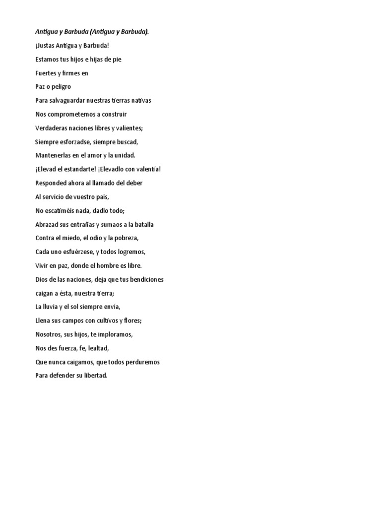 Himno de Los Paises de America PDF