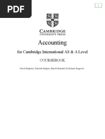 Cambridge International As A Level Accounting Coursebook With Digital Access (2 Years) (Hopkins, David, Malpas, Deborah, Randall Etc.) (Z-Library)