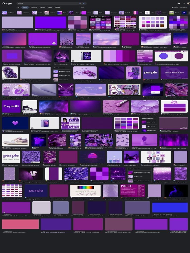 Purple - Google Search | PDF | Artistic Techniques | Color