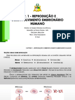 Cap. 01 - Reprodução e Desenvolvimento Embrionário Humano