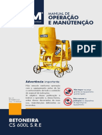 R01 - 71000568 - Manual Betoneira SRE 600L 220V