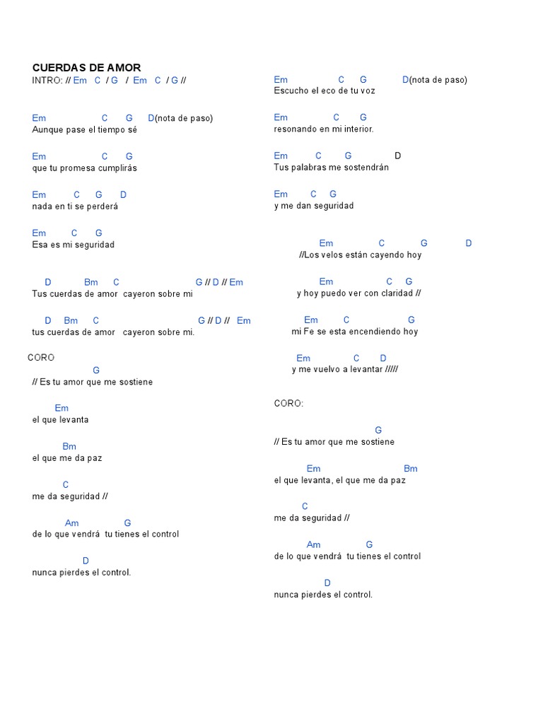 Cuerdas De Amor Pdf