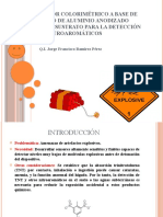 Sensor Colorimétrico A Base de Óxido de Aluminio