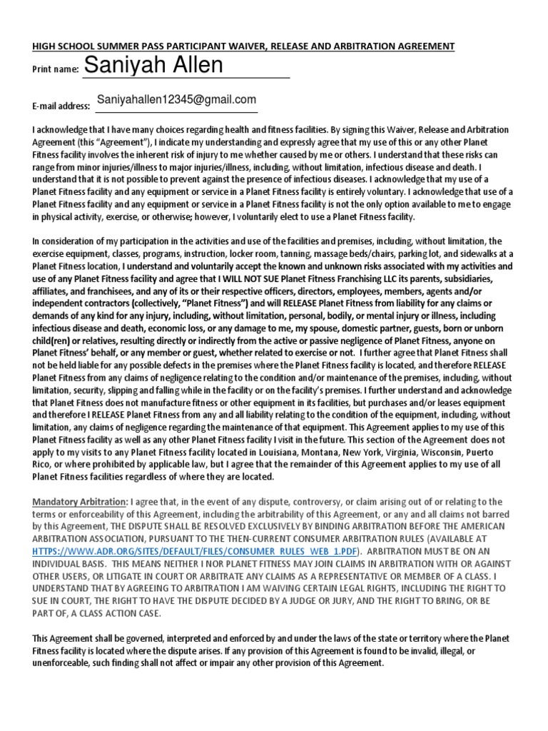 Fitness PDF Arbitration Physical Fitness