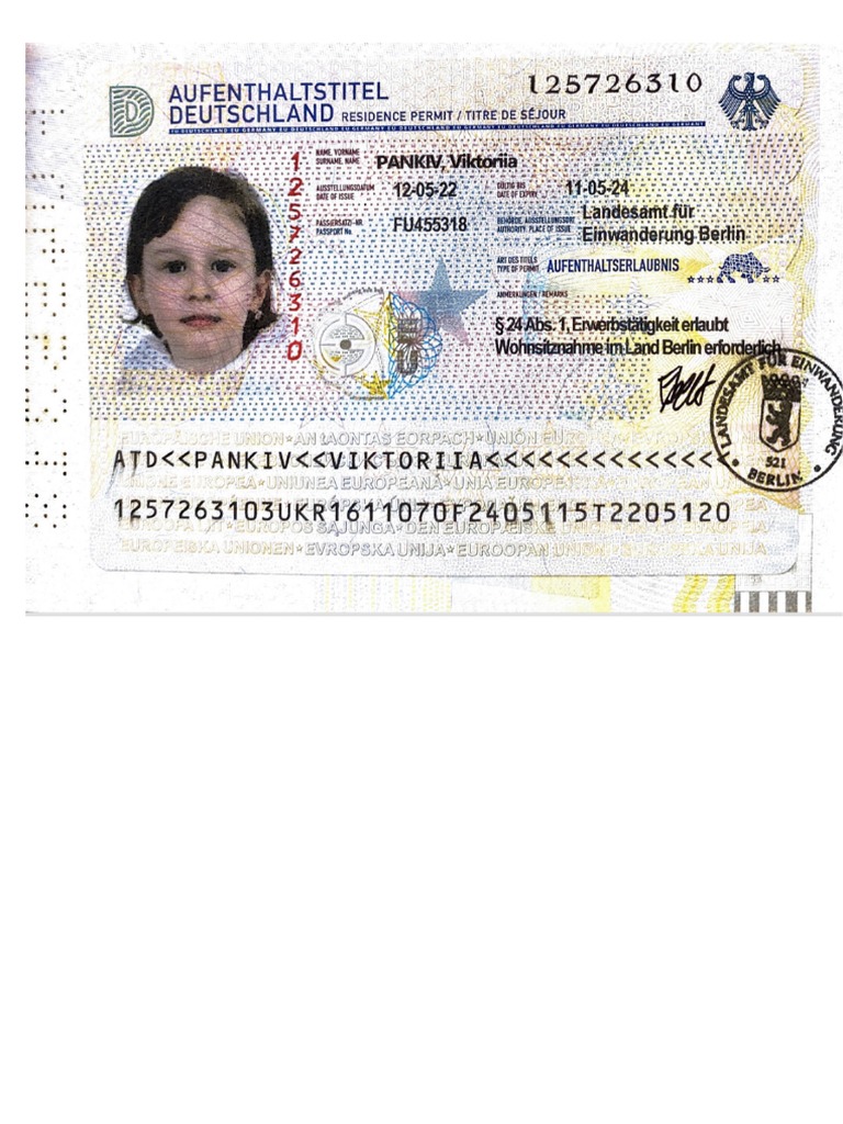 Aufenthaltserlaubnis | PDF