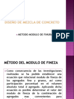 Diseño Modulo de Fineza (Finura)