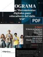 Programa Del Curso Herramientas Digitales para Educadores Del Siglo XXI