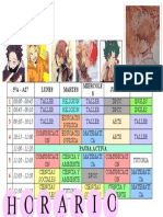 Horario de Anime