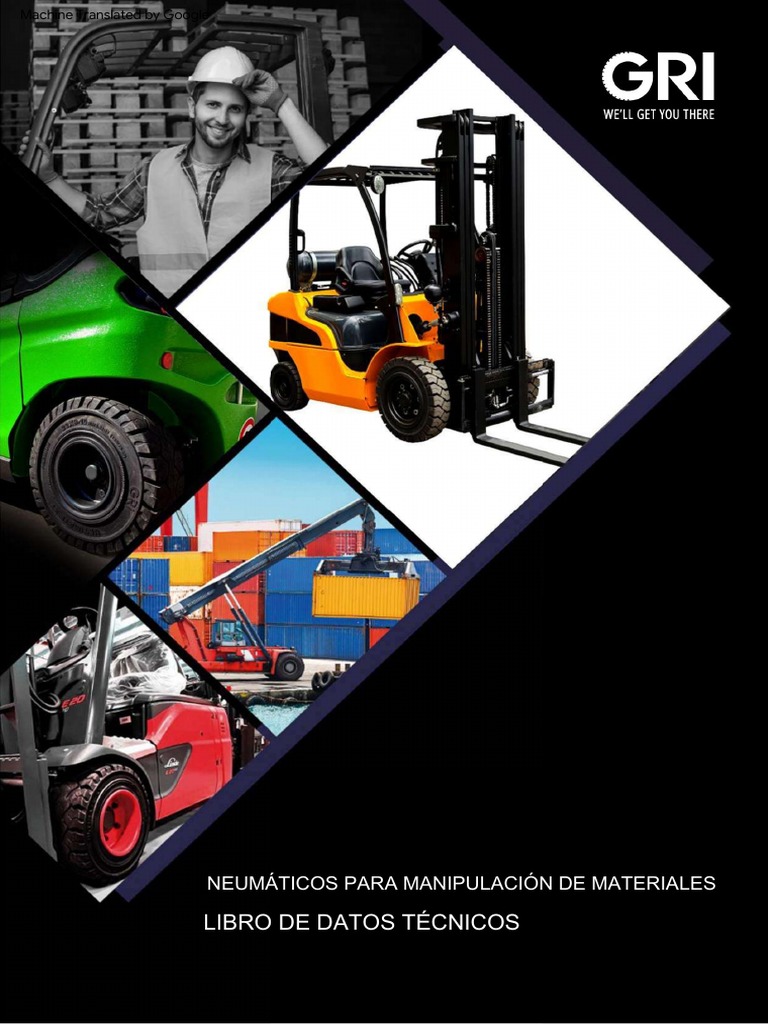 Neumáticos para Manejo de Materiales | PDF | Neumático | Máquina elevadora