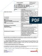 Extracto de Condiciones Básicas Del Contrato Electrónico de Prestación de Servicios Con Proveedor Exclusivo 1727-2023