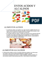 Alimentos Acidos y Alcalinos