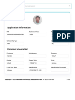 PTDF - Application Details