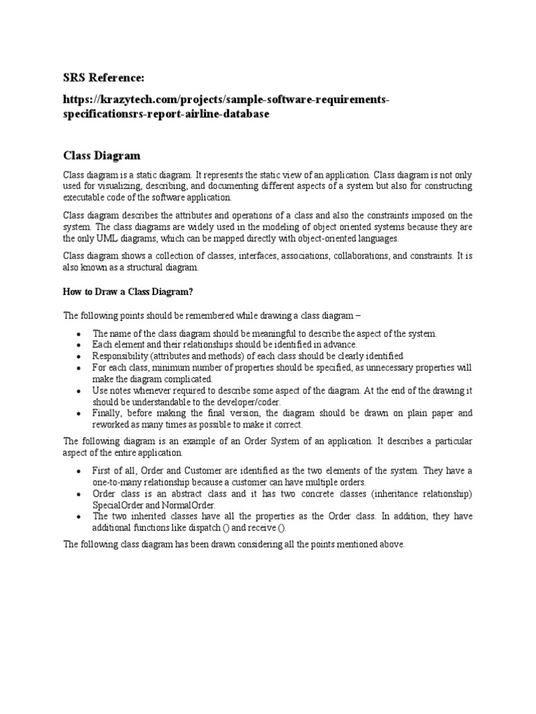 UML Diagram | PDF | Class (Computer Programming) | Unified Modeling