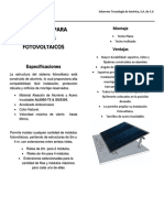 Estructura para Sistemas Fotovoltaicos1