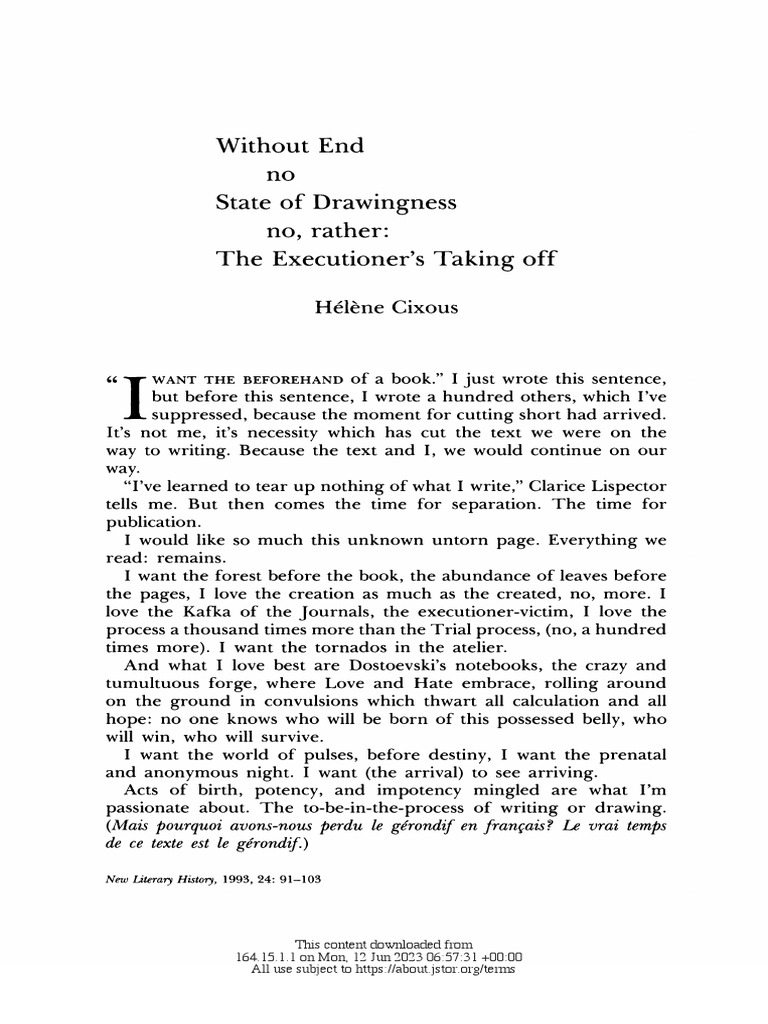 The Endless Journey of Writing and Drawing | PDF | Poetry