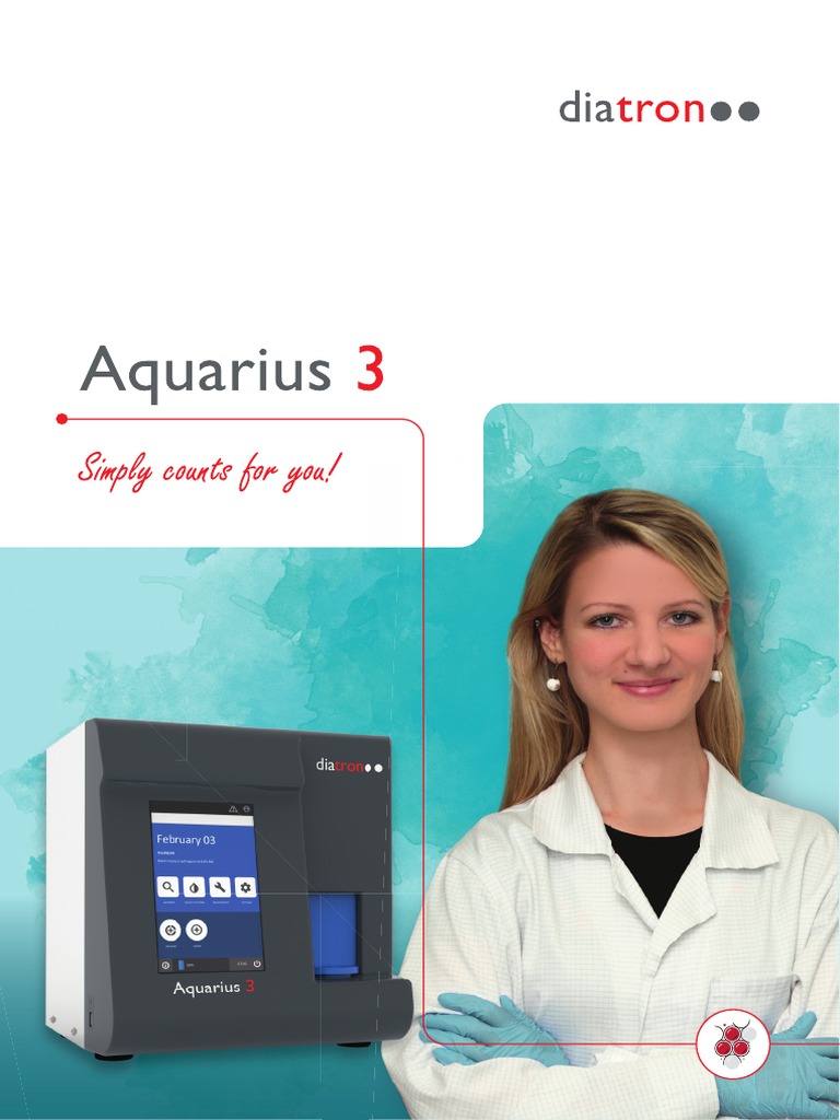 Brochure Aquarius 3 Analizador Hematologia | PDF | Pantalla táctil ...