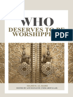Who Deserves To Be Worshipped - Book