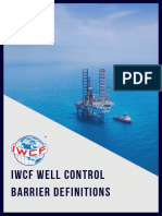 PD 0023 Well Control and Barrier Definitions