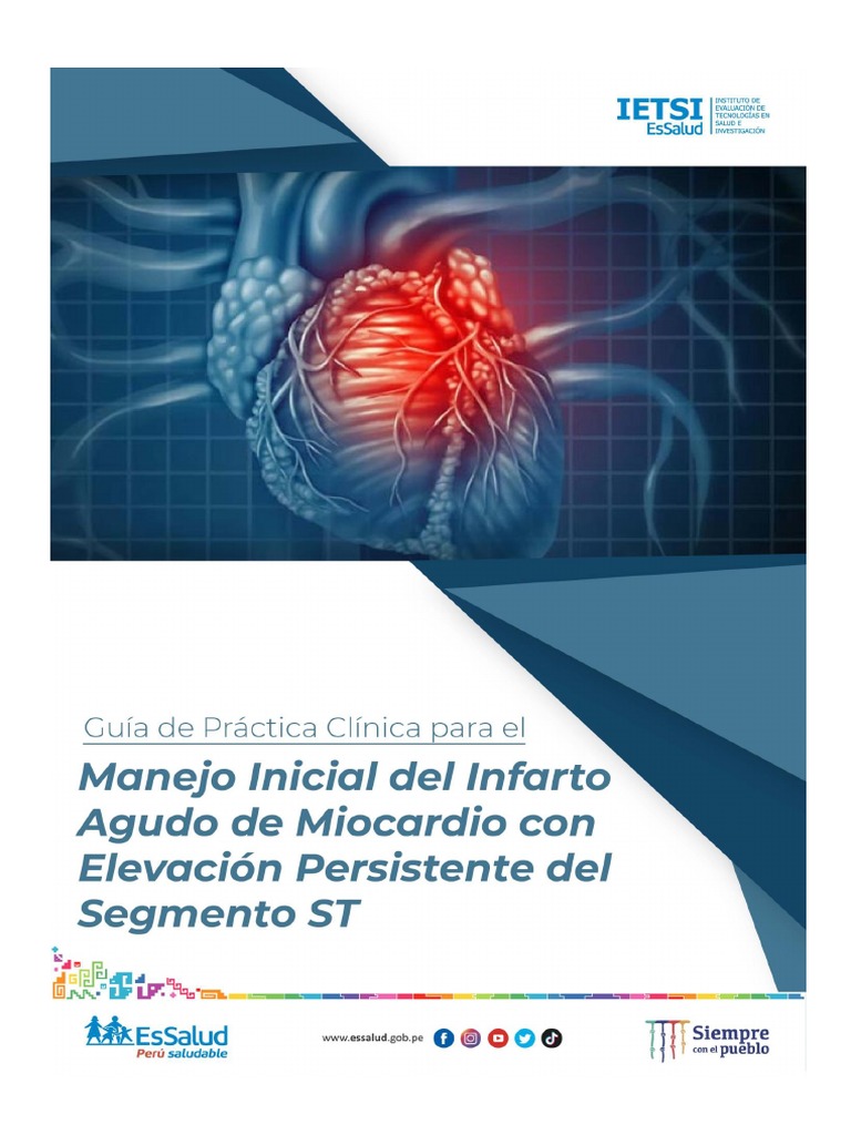 GPC IAM - Version Extensa Anexos | PDF | Infarto de miocardio | Medicina