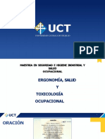 1 Curso de Ergonomía, Salud y Toxicología