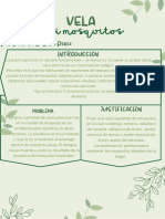 Documento A4 Proyecto Ambiental Hojas Ilustrado Verde