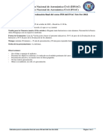 Indicativo para La Evaluación Final Del Curso FDI Set-Oct 2022