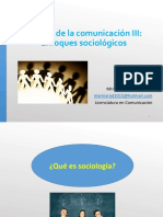 Enfoques Sociológicos (Clase 3)