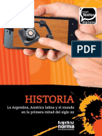 PDF Historia La Argentina America Latina y El Mundo en La Primera Mitad Del Siglo XX Serie Contextos - Compress