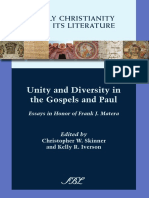 Christopher Skinner, Unity and Diversity in The Gospels and Paul