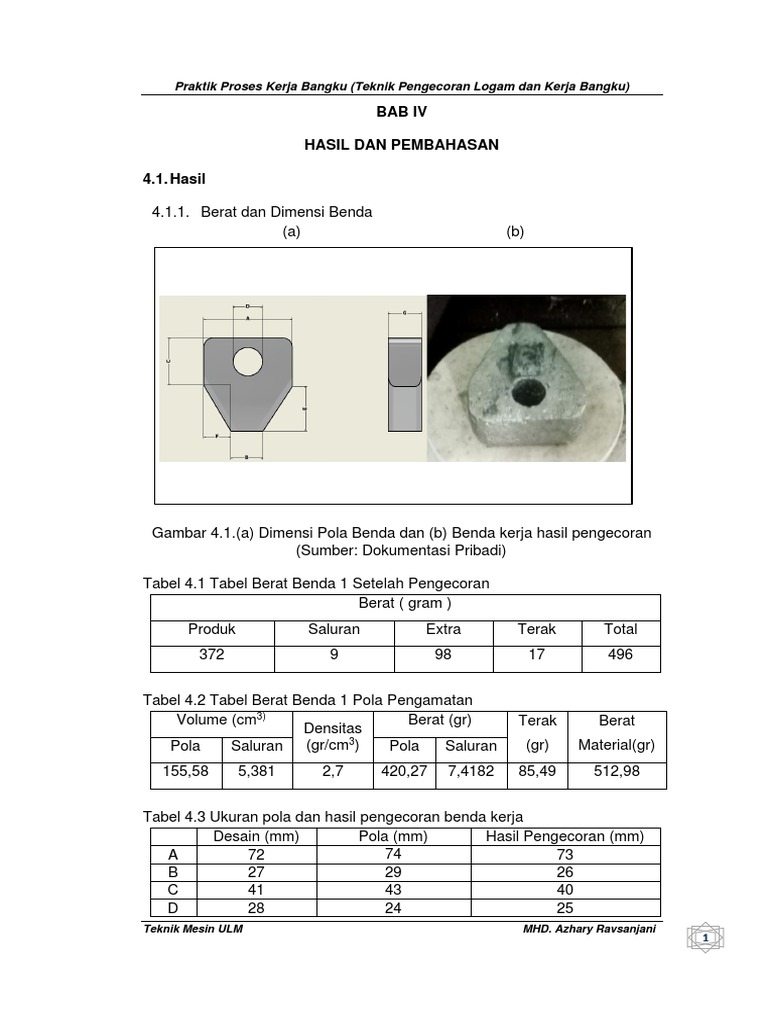 BAB 4 Pengecoran | PDF | Metode & Bahan Ajar