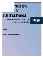 CUADERNILLO FORMACION ETICA Y CIUDADANA 5to.