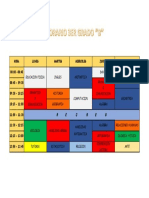 Horario 3er Grabo