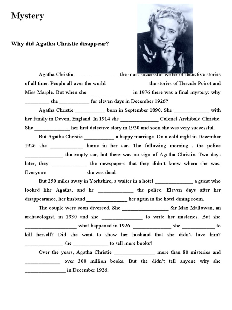 Mystery Agatha Christie Pdf