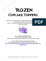 Frozen Cupcake Toppers Free Printable