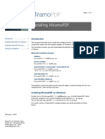 Installing Miramo PDF