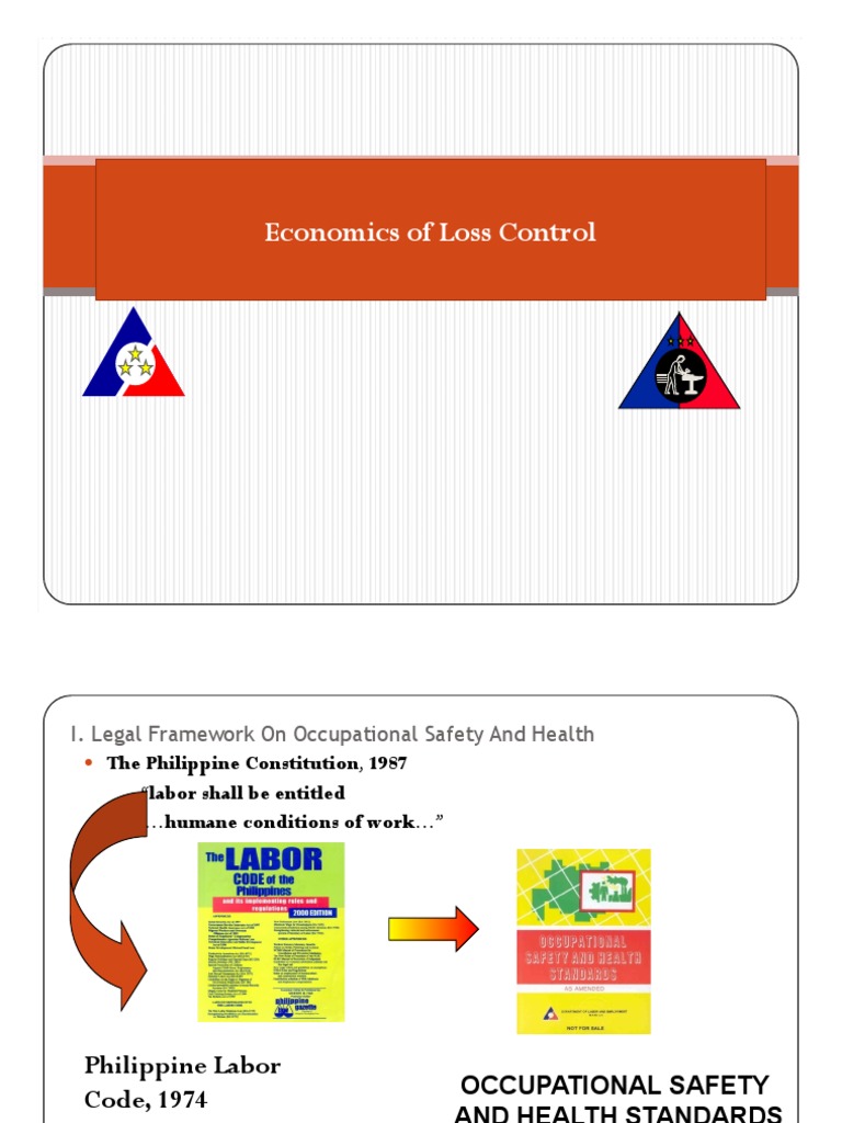 Economics of Loss ControlDOLE PDF Occupational Safety And Health