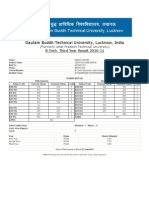 Gautam Buddh Technical University BTech Third Year Result 2010-11