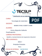 Clasificación de Los Materiales