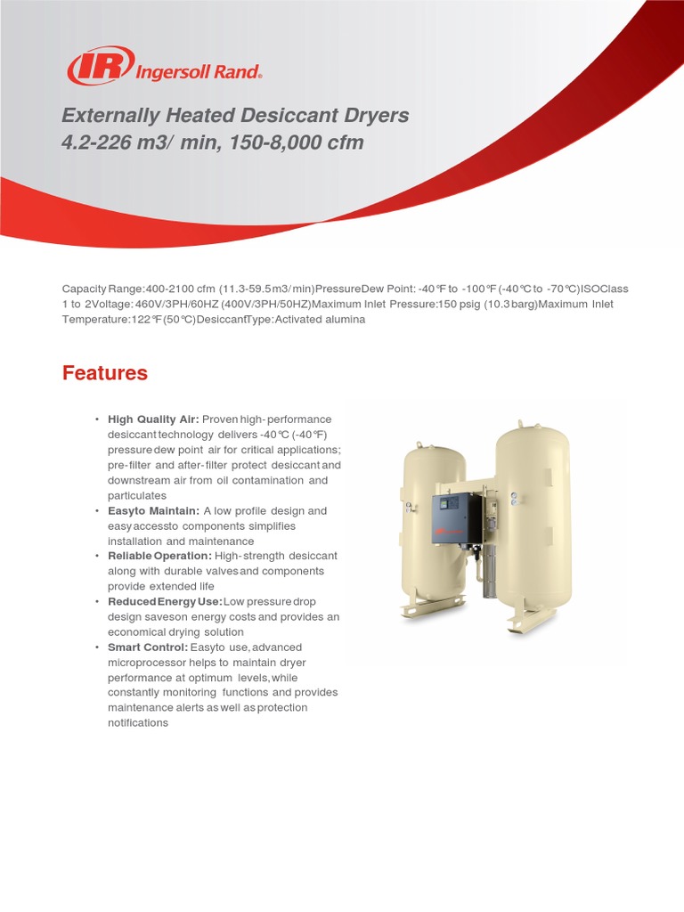 High-Performance Desiccant Dryers | PDF | Mechanical Engineering ...